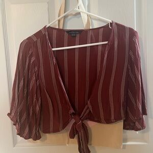 American eagle wrap top